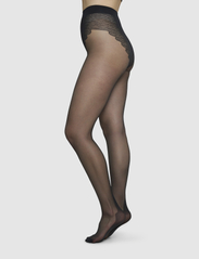 Swedish Stockings - Stefanie Seam Tights - najniższe ceny - black - 2