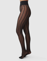 Swedish Stockings - Lea Wave Tights - lowest prices - black - 2