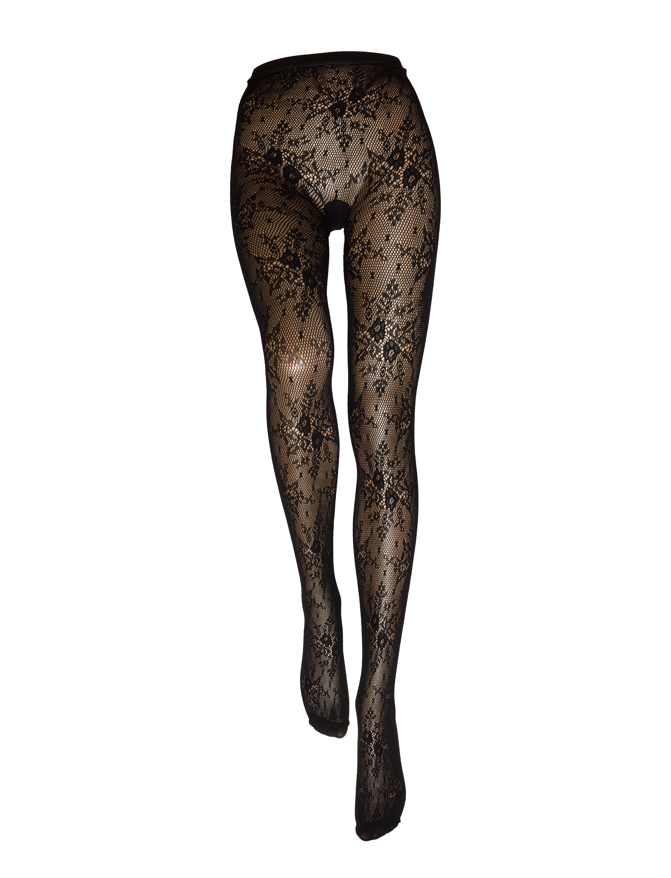 Swedish Stockings - Rosa lace tights - besondere anlässe - black - 2