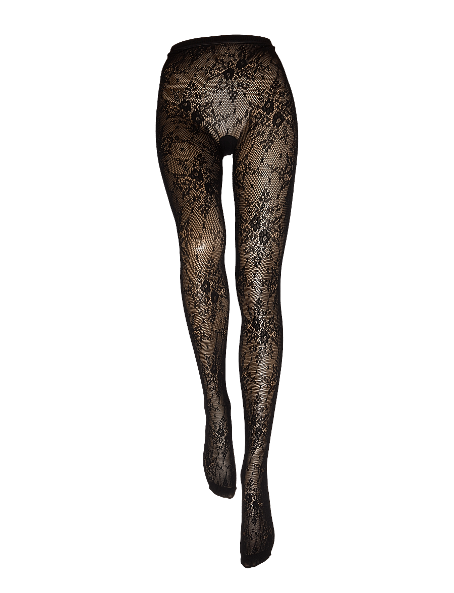 Swedish Stockings - Rosa lace tights - besondere anlässe - black - 2