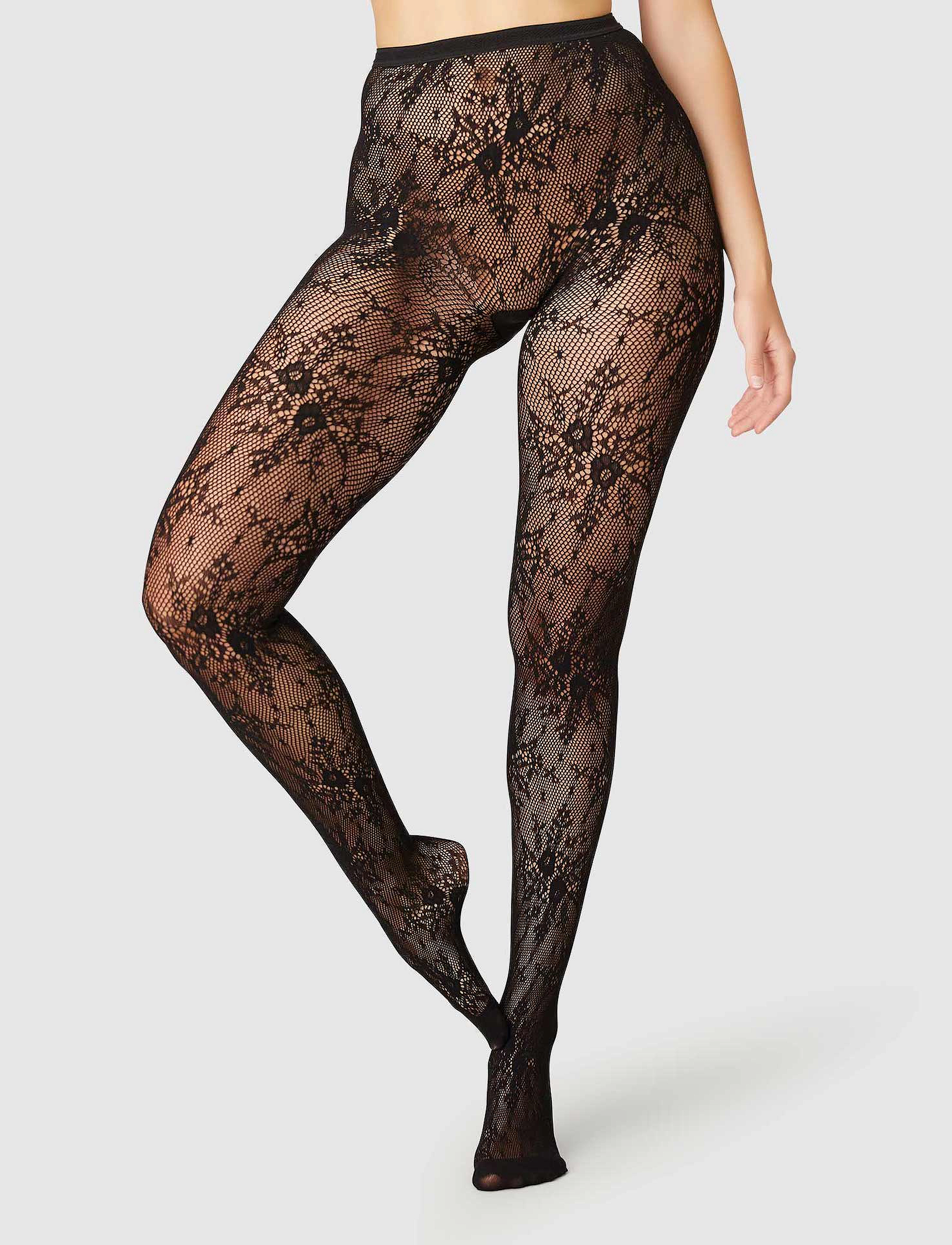 Swedish Stockings - Rosa lace tights - besondere anlässe - black - 4