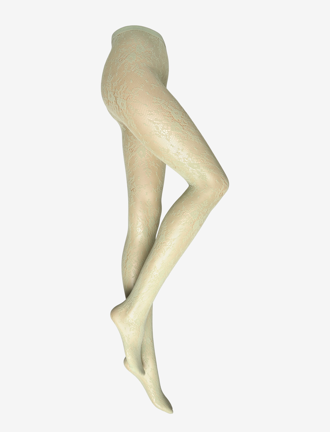 Swedish Stockings - Rosa lace tights - særlige begivenheder - mint - 1