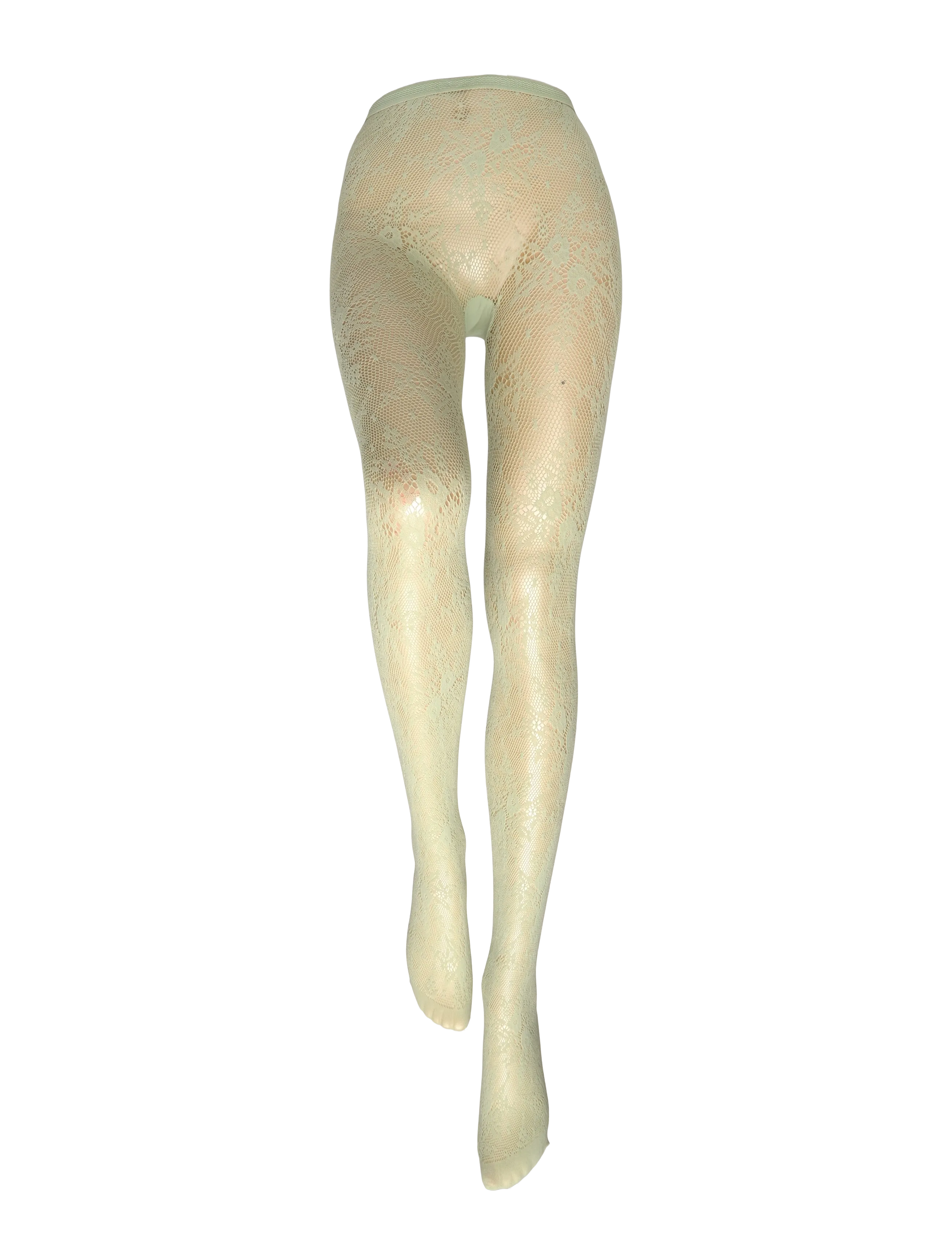 Swedish Stockings - Rosa lace tights - special occasions - mint - 2