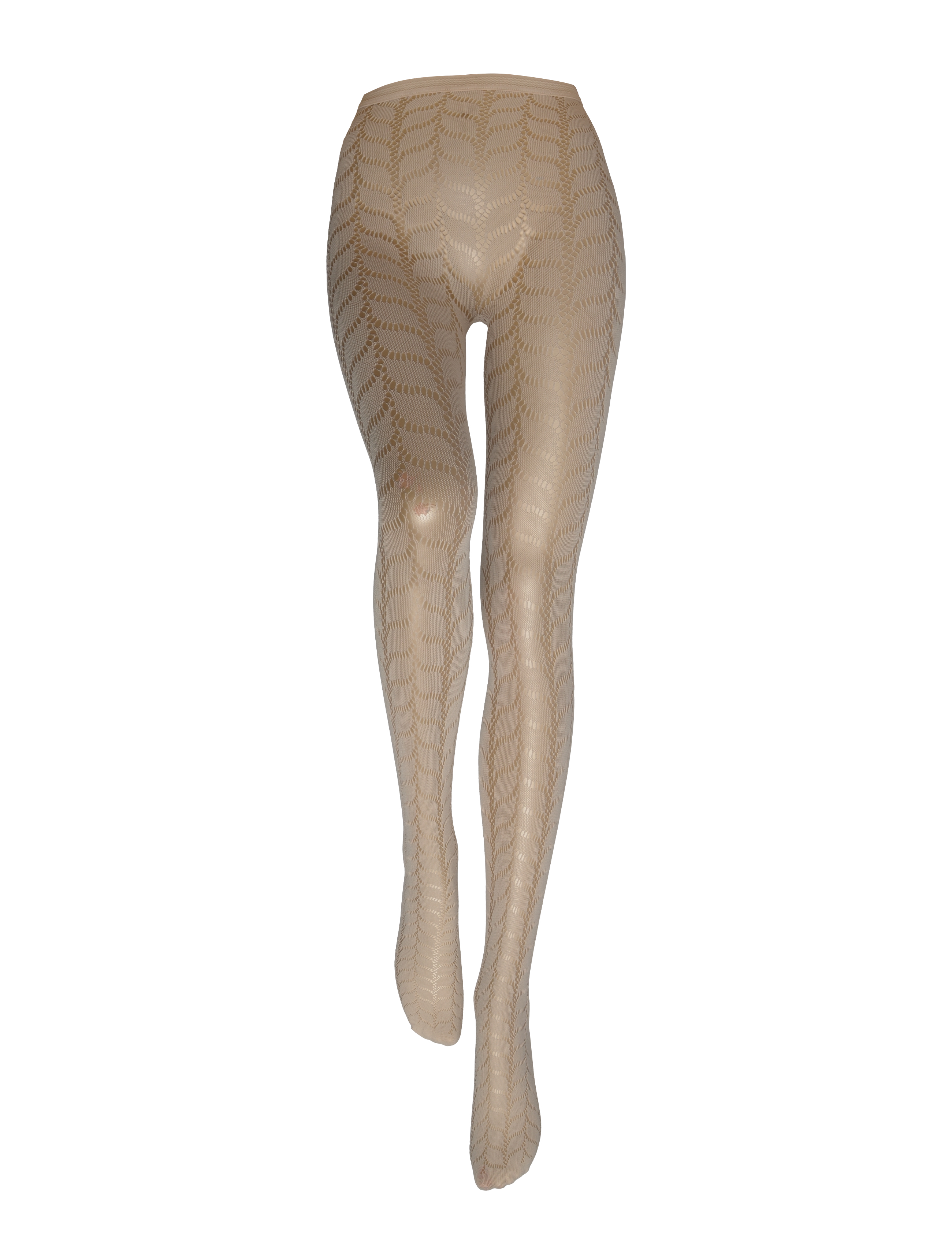 Swedish Stockings - Meja Net Tights - ivory - 2