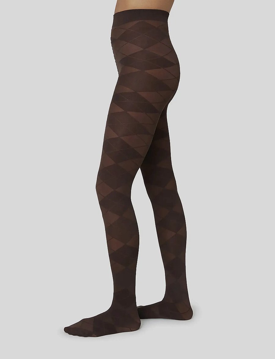 Swedish Stockings - Rebecka Argyle Tights - besondere anlässe - dark brown - 0