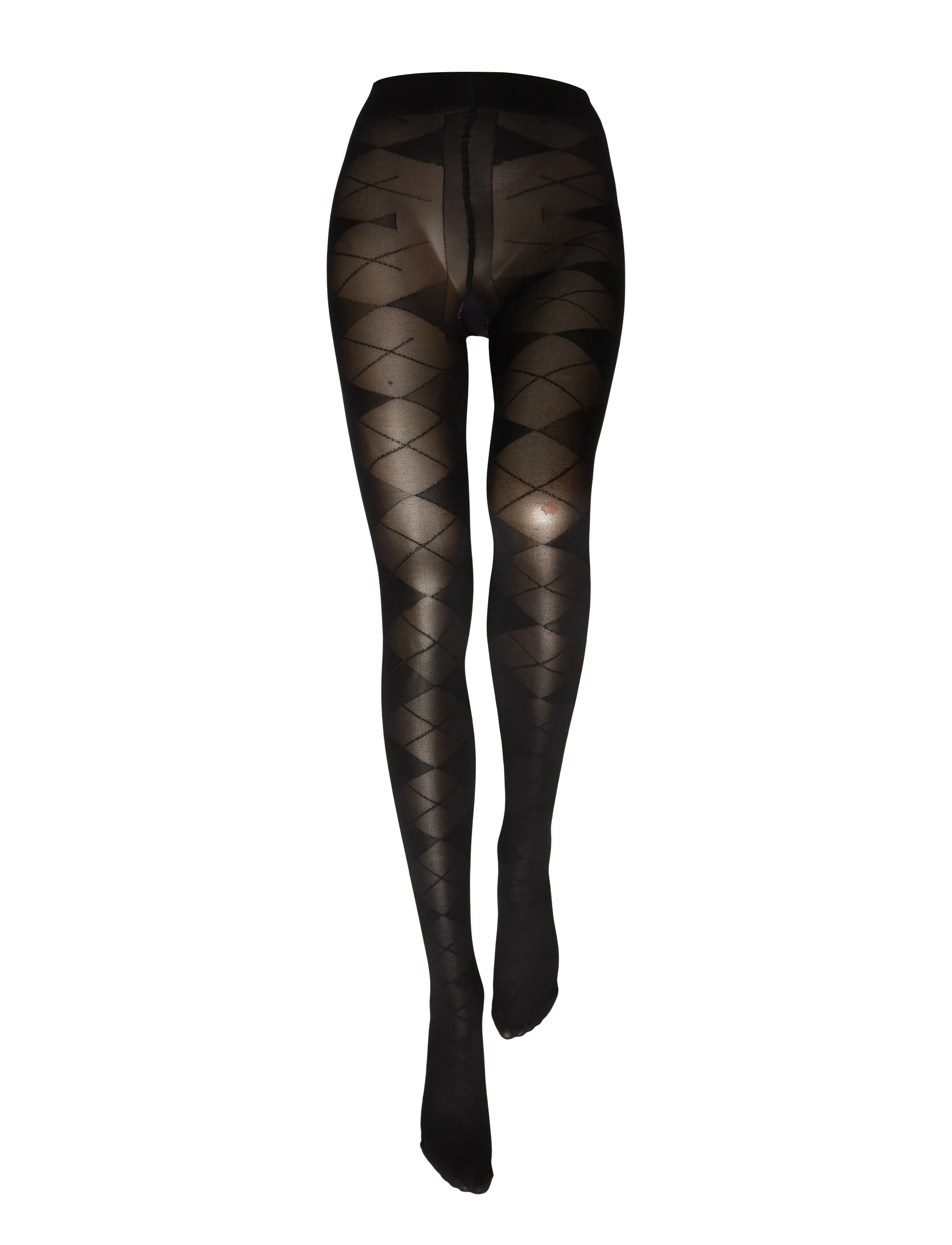 SWEDISH STOCKINGS Rebecka Argyle Strumpfhose Schwarz - M - Damen