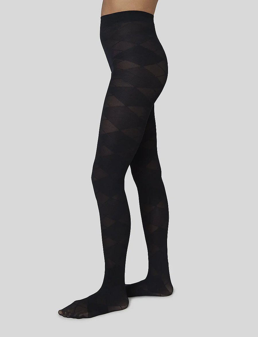 Swedish Stockings - Rebecka Argyle Tights - speciella tillfällen - black - 0