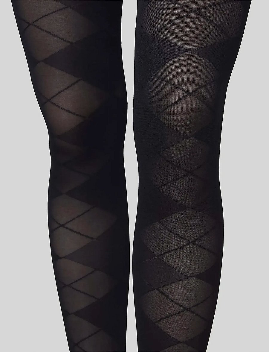 Swedish Stockings - Rebecka Argyle Tights - speciella tillfällen - black - 2