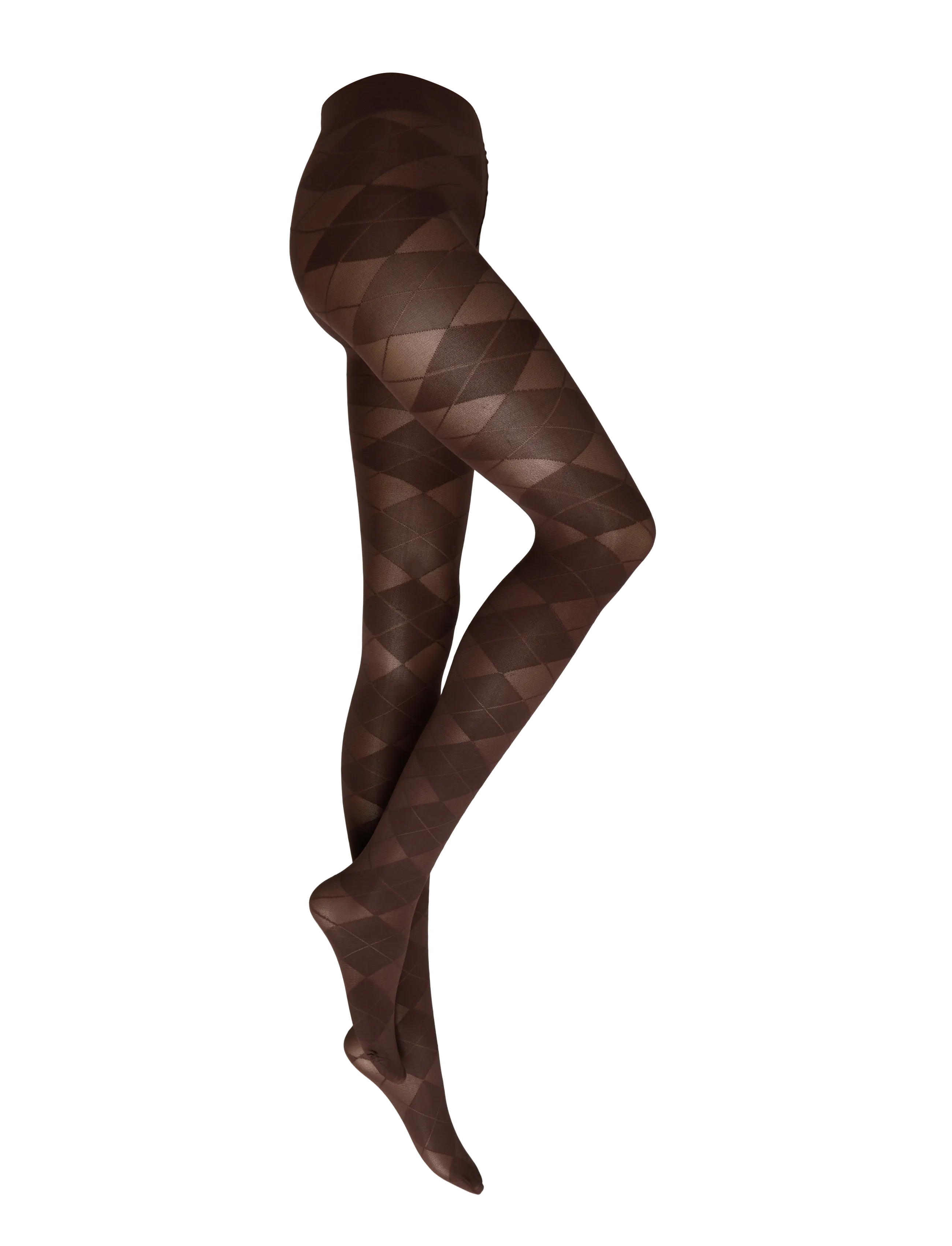 SWEDISH STOCKINGS Rebecka Argyle Strumpfhose Braun - S - Damen