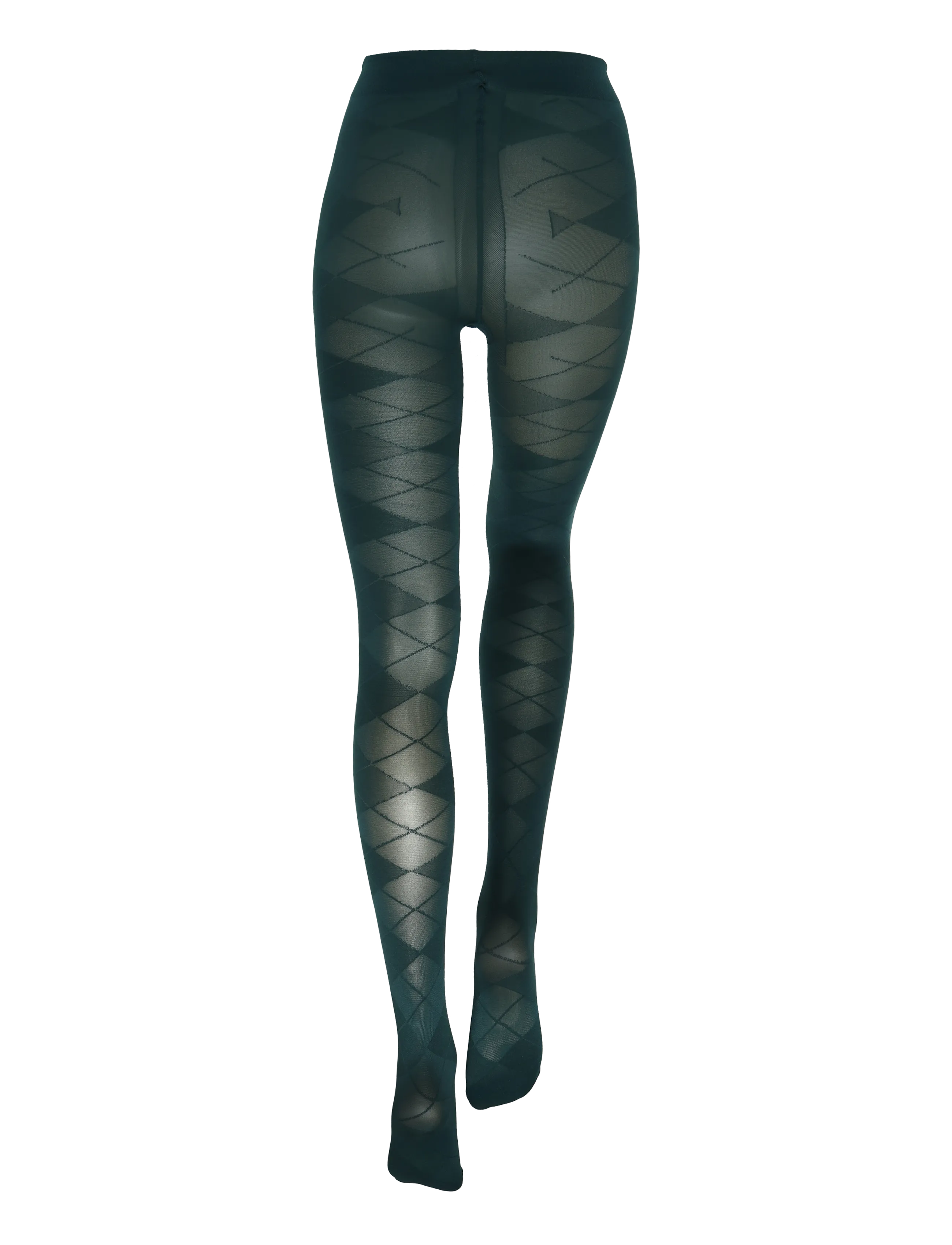 Swedish Stockings - Rebecka Argyle Tights - special occasions - dark green - 2