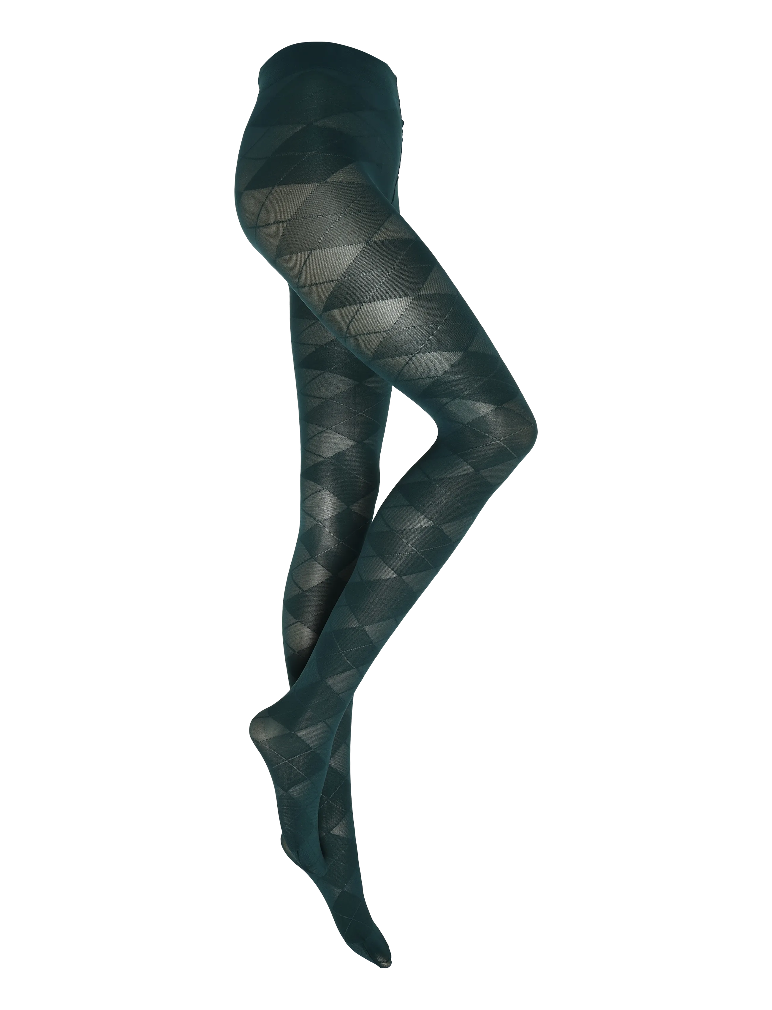 Swedish Stockings - Rebecka Argyle Tights - special occasions - dark green - 3