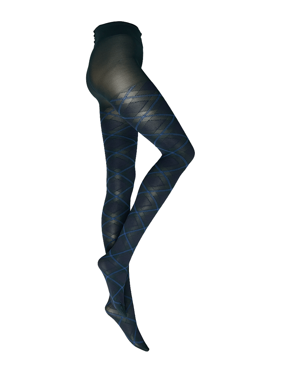 Swedish Stockings - Franka Check Tights - besondere anlässe - dark green - 1