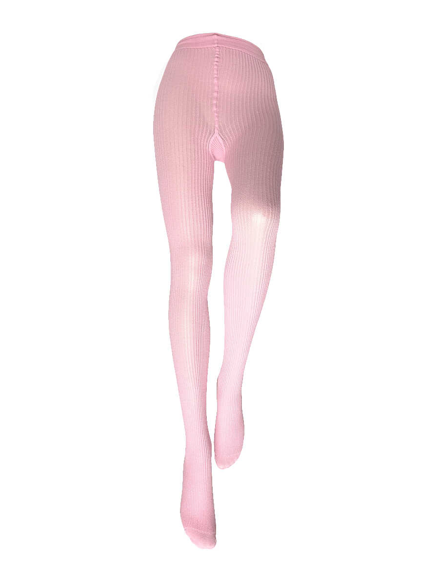 Swedish Stockings - Zoe Ribbed Tights - vinsældir í tísku - soft pink - 2