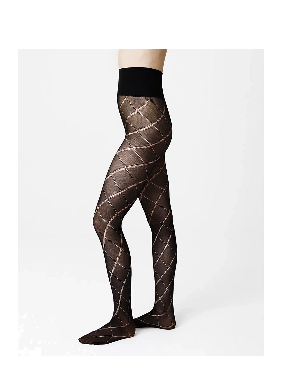 Swedish Stockings - Kitty Romb Pointelle Tights - besondere anlässe - black - 1