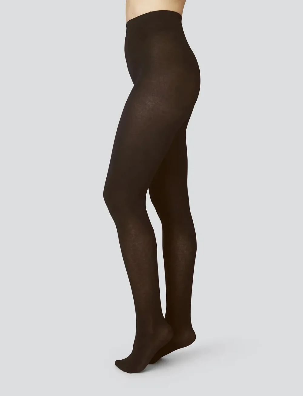 Swedish Stockings - Alice Cashmere Tights - særlige begivenheder - dark brown - 0