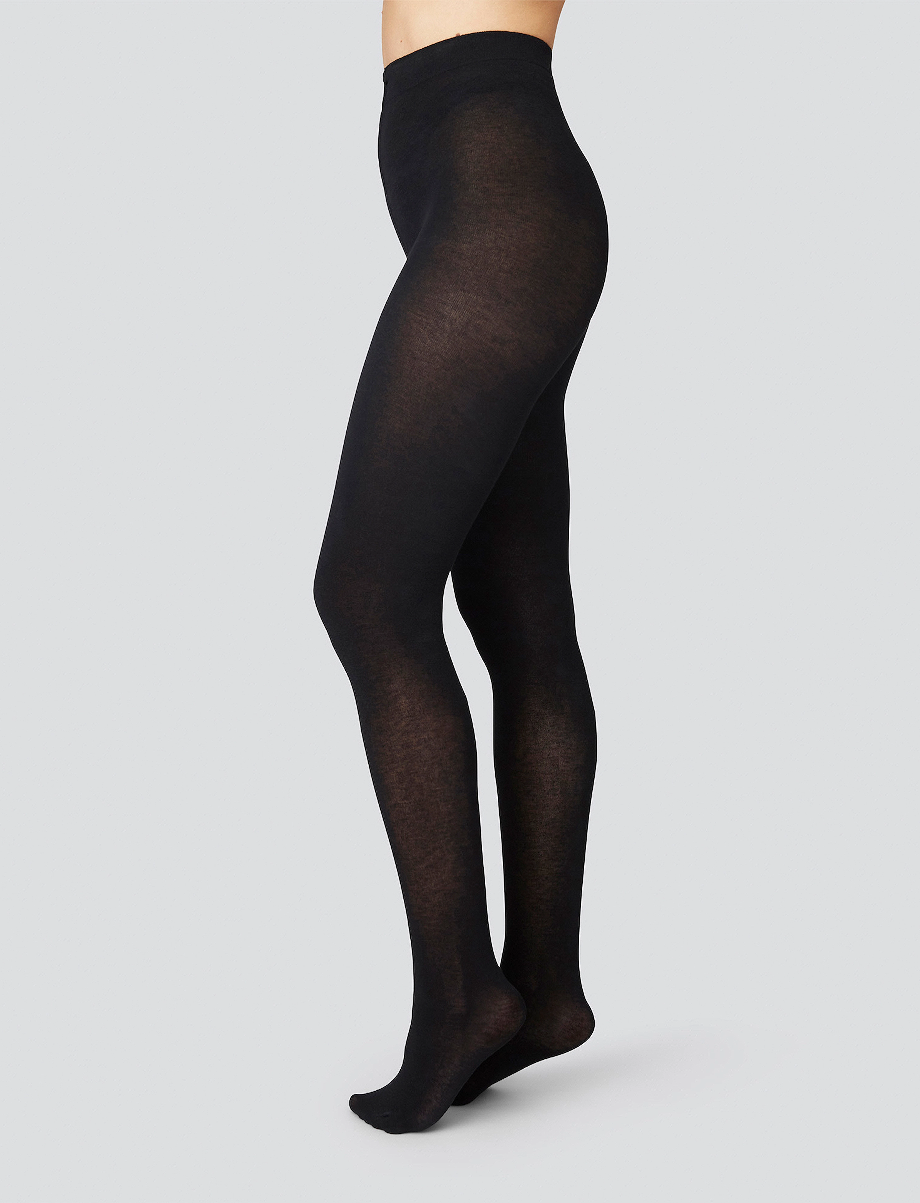 Swedish Stockings - Alice Premium cashmere tights - speciella tillfällen - black - 0
