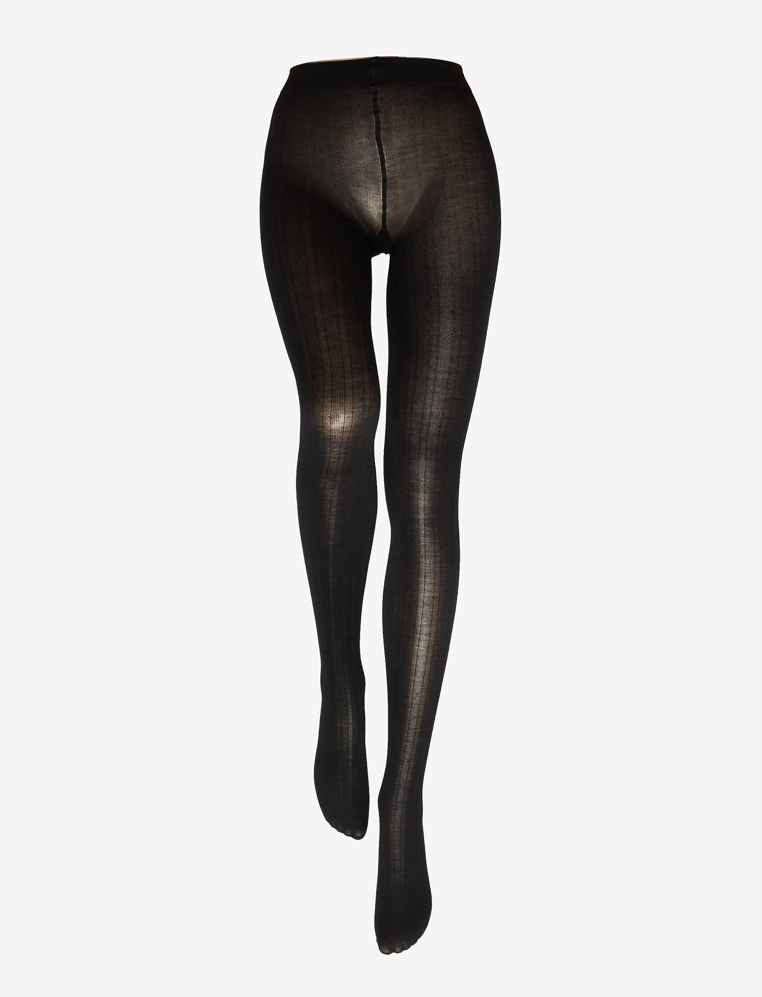 Swedish Stockings - Freja Wool Tights - special occasions - black - 2