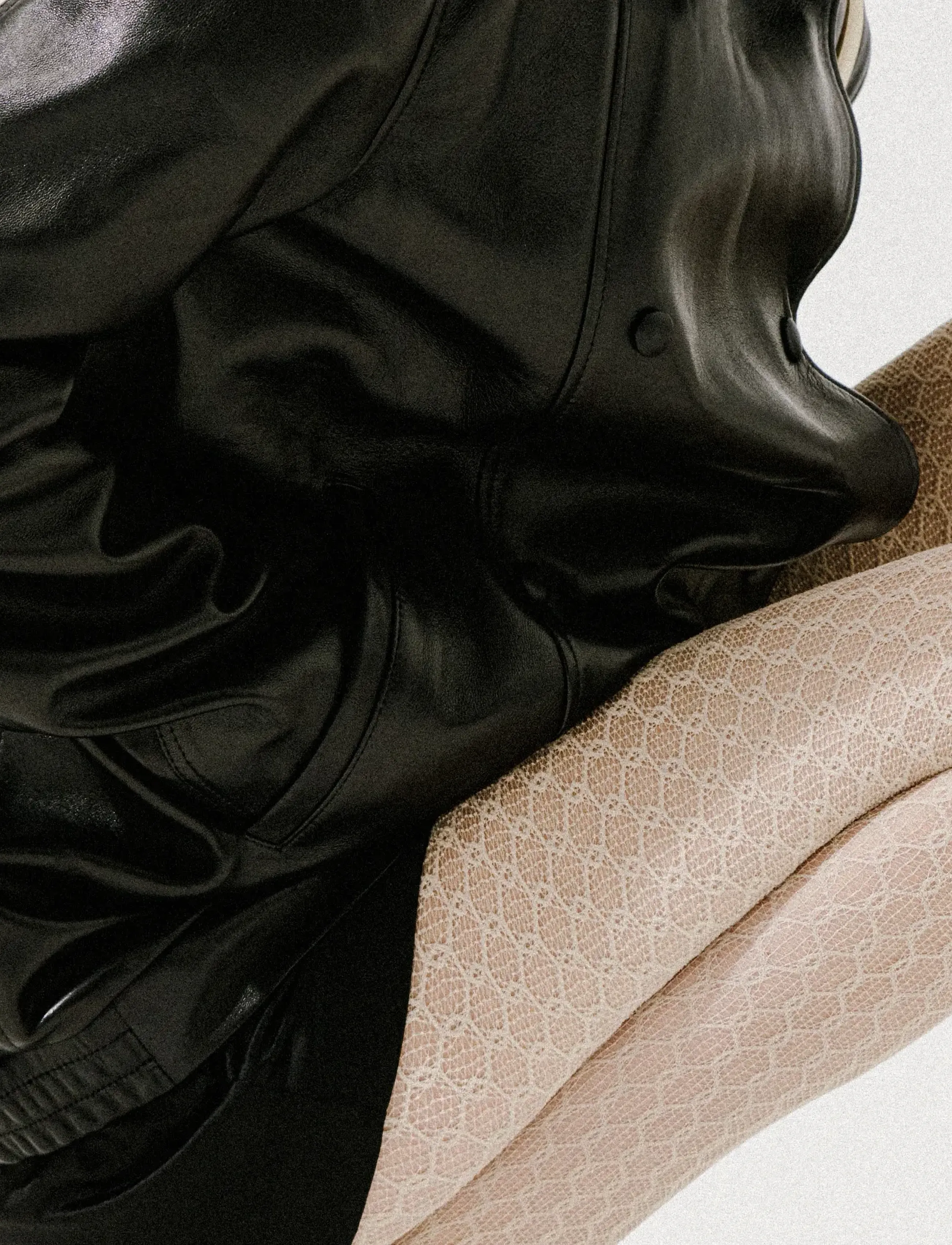 Swedish Stockings - Laura Net Tights - special occasions - oyster grey - 5