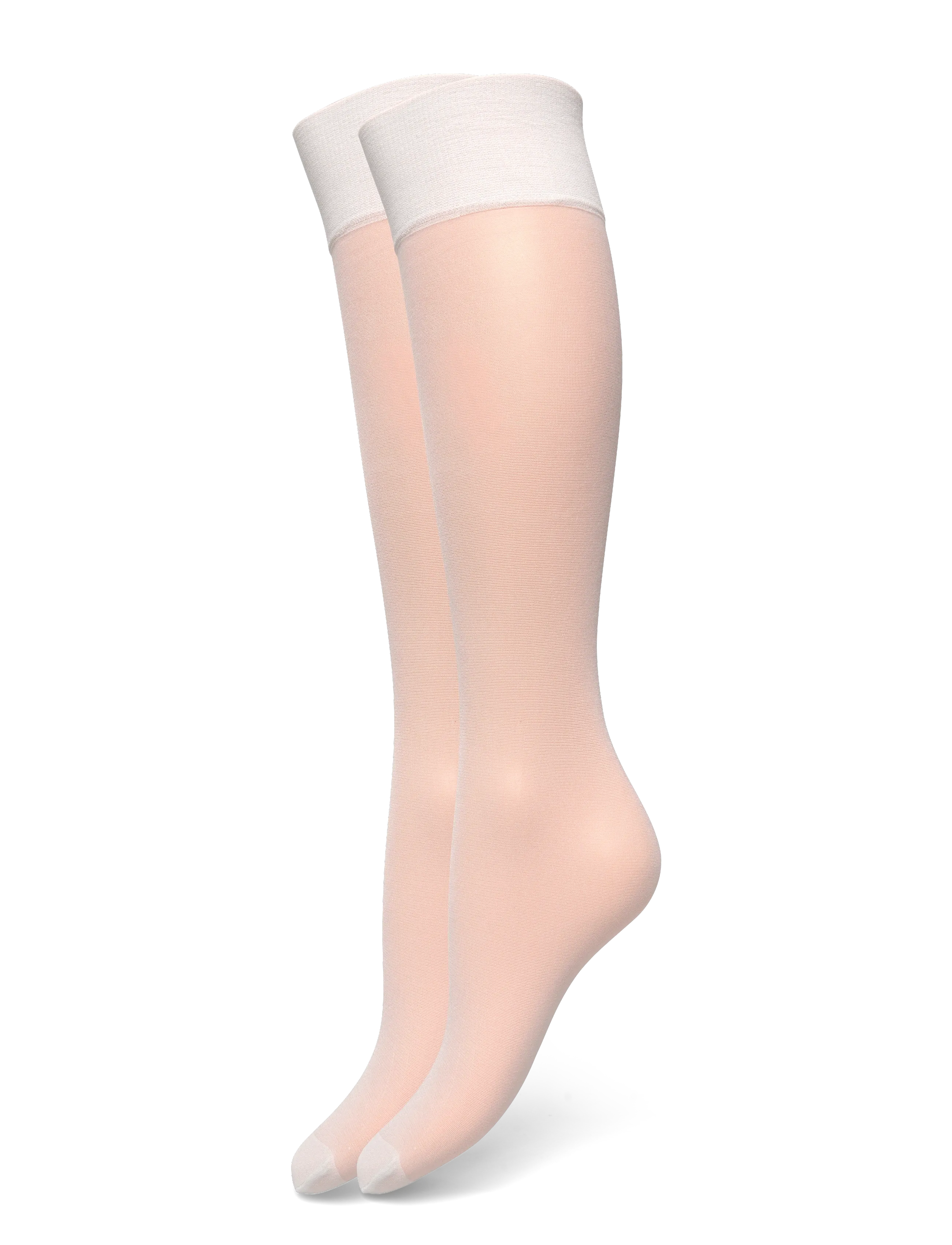 Swedish Stockings 2-Pack Elin Premium Knee-Highs - Knæstrømper - LIGHT GREY / grey