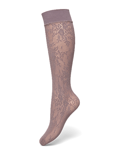 Rosa Lace Knee-Highs - KnæStrøMper