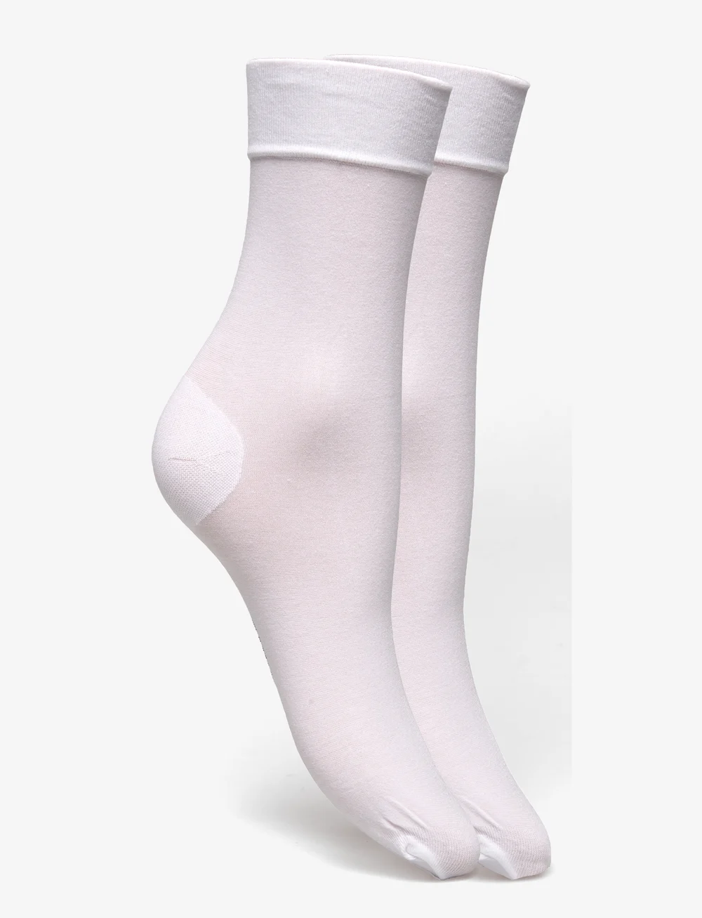 Swedish Stockings - 2-pack Thea Cotton Socks - paprastos kojinės - white - 2