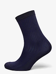 Swedish Stockings - Alexa Silk Touch Socks - lägsta priserna - navy - 0