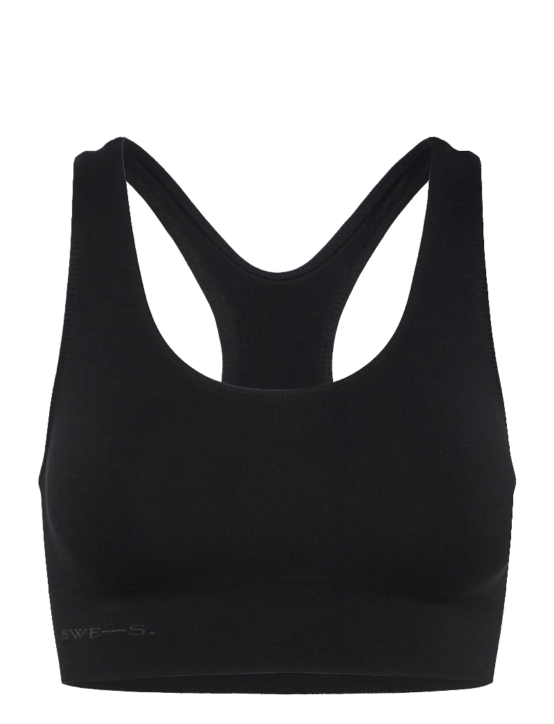 Swedish Stockings - Wilma Soft Bra - sport brjóstahaldarar - black - 0