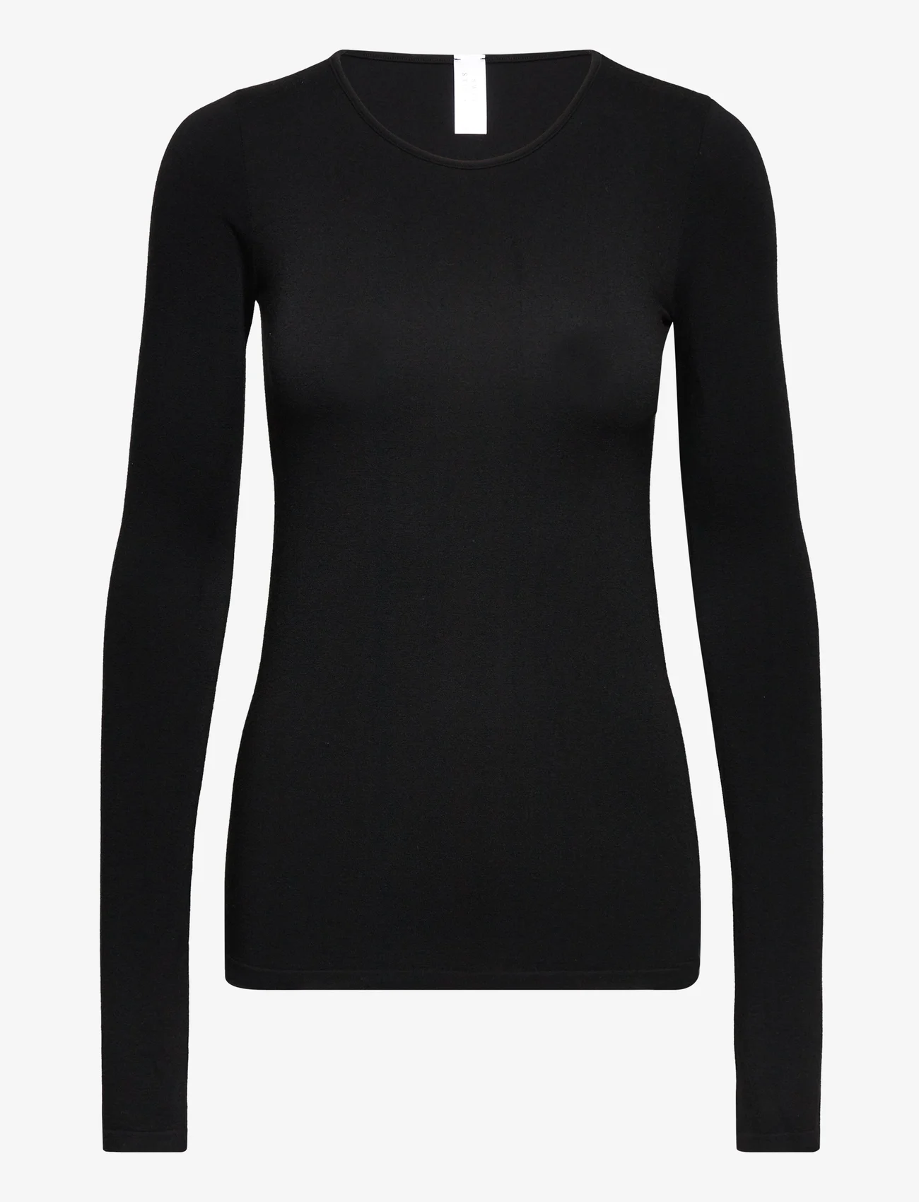 Swedish Stockings - Hillevi Cashmere Top - t-shirts & topper - black - 0