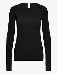 Swedish Stockings - Hillevi Cashmere Top - t-shirt & tops - black - 0