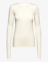 Swedish Stockings - Hillevi Cashmere Top - t-shirts & topper - ivory - 0
