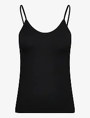 Swedish Stockings - Emmy Cashmere Singlet - t-shirts & topper - black - 0