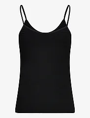 Swedish Stockings - Emmy Cashmere Singlet - t-shirts & topper - black - 1