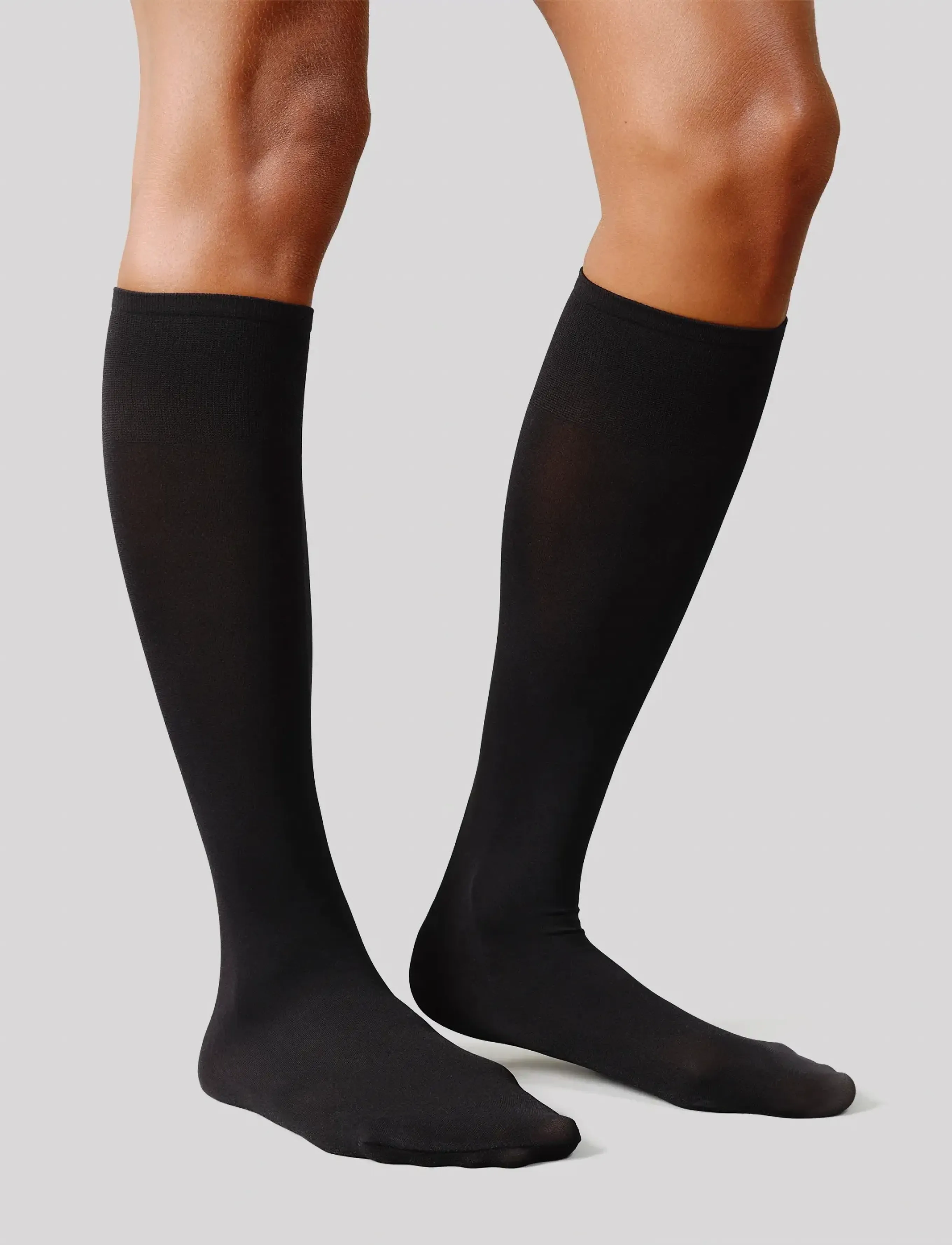Swedish Stockings - 2-Pack Olivia Premium Knee-Highs - kolanówki - black - 2