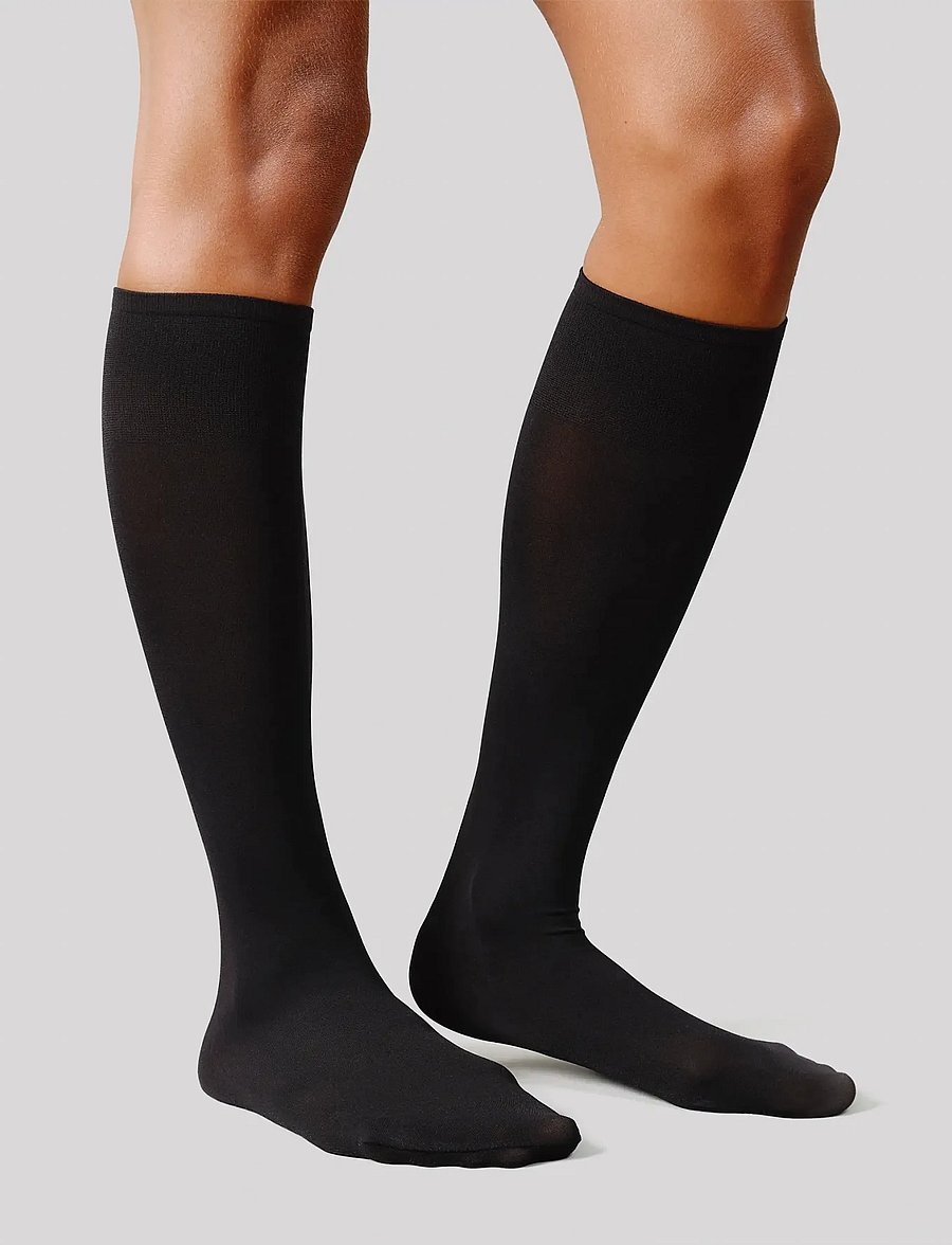 Swedish Stockings - 2-Pack Olivia Premium Knee-Highs - strümpfe - black - 2