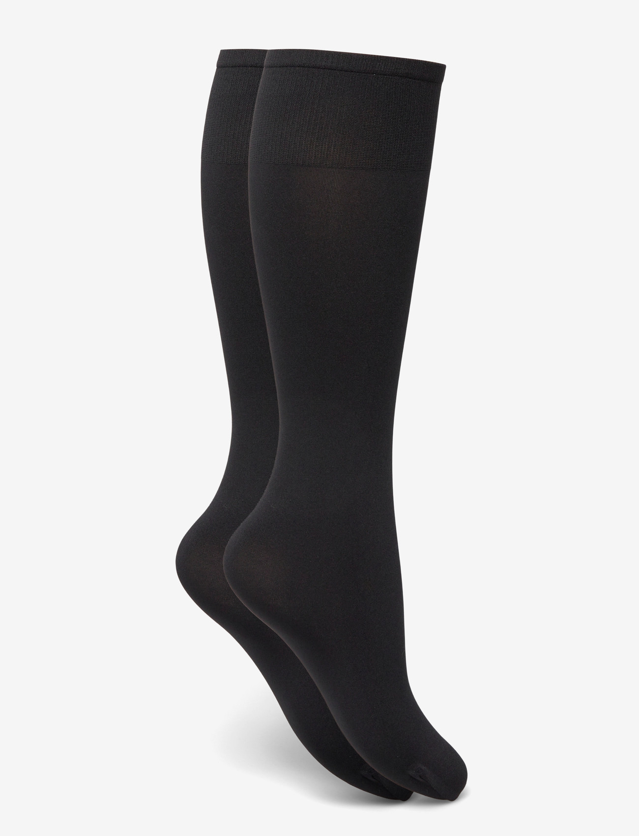Swedish Stockings - 2-Pack Olivia Premium Knee-Highs - knæstrømper - black - 3