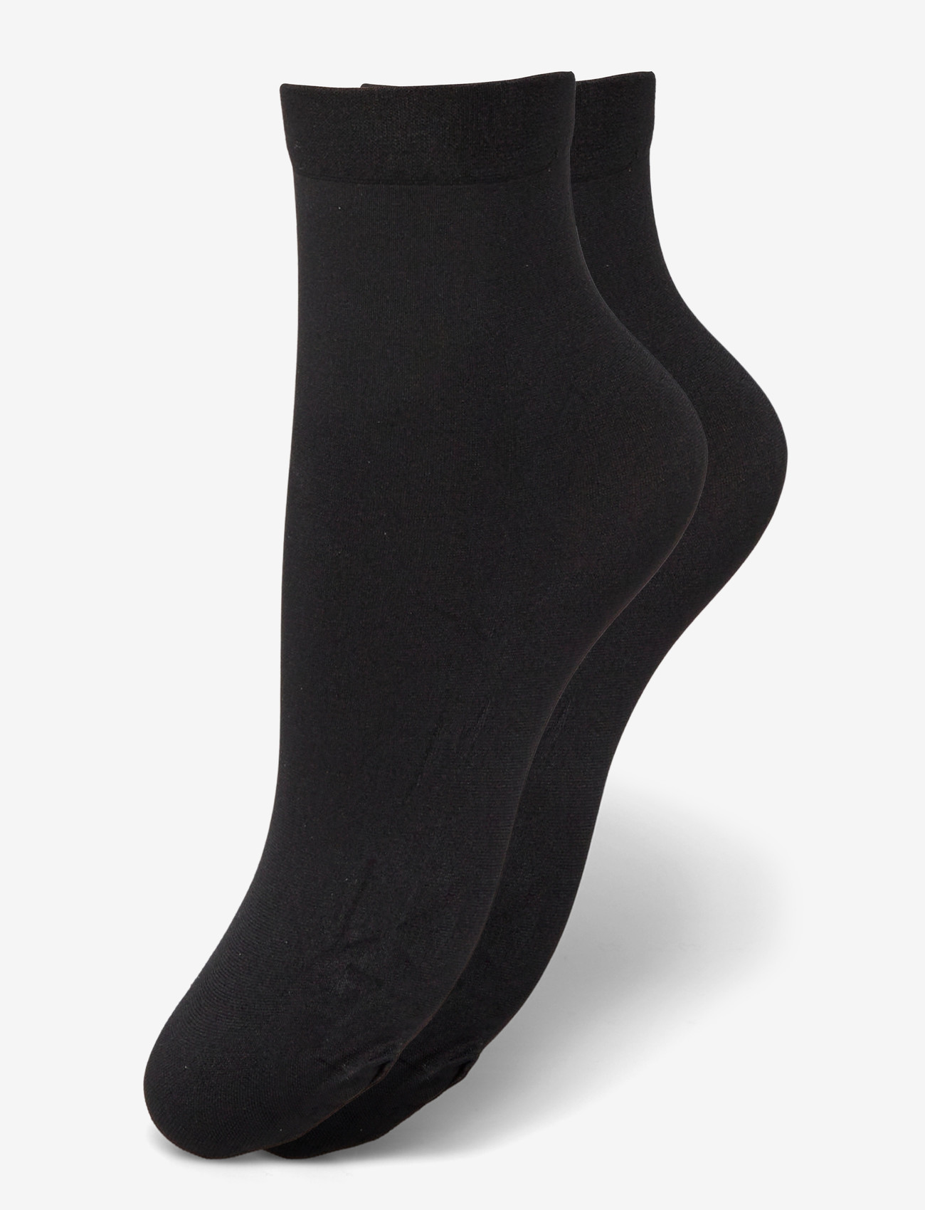 Swedish Stockings - 2-Pack Olivia Premium Socks - almindelige strømper - black - 1