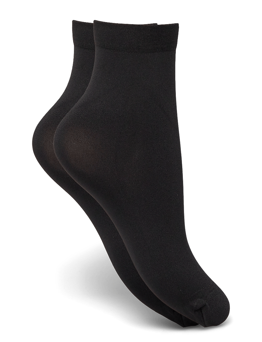 Swedish Stockings - 2-Pack Olivia Premium Socks - klassikalised sokid - black - 2