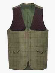 Swedteam - 1919 Classic Hunting Vest - outdoor- & regenjacken - tweed green - 0