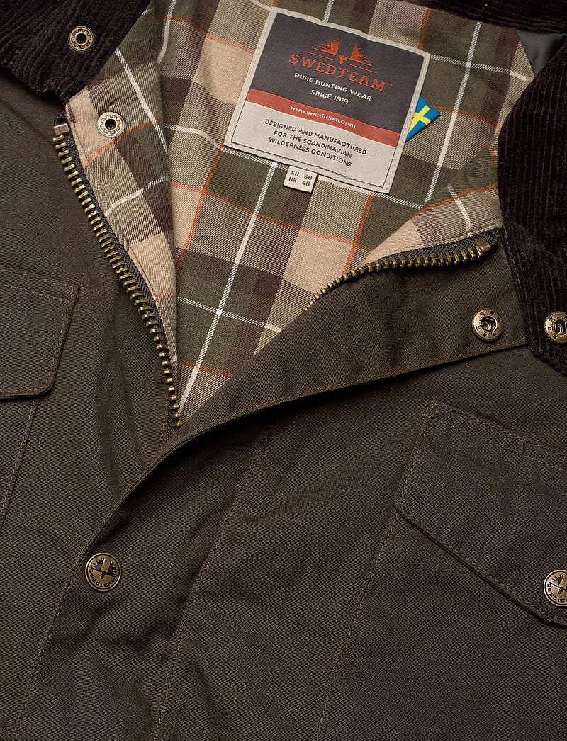 Swedteam - 1919 Waxed Hunting Jacket - friluftsjackor - hunting green - 2
