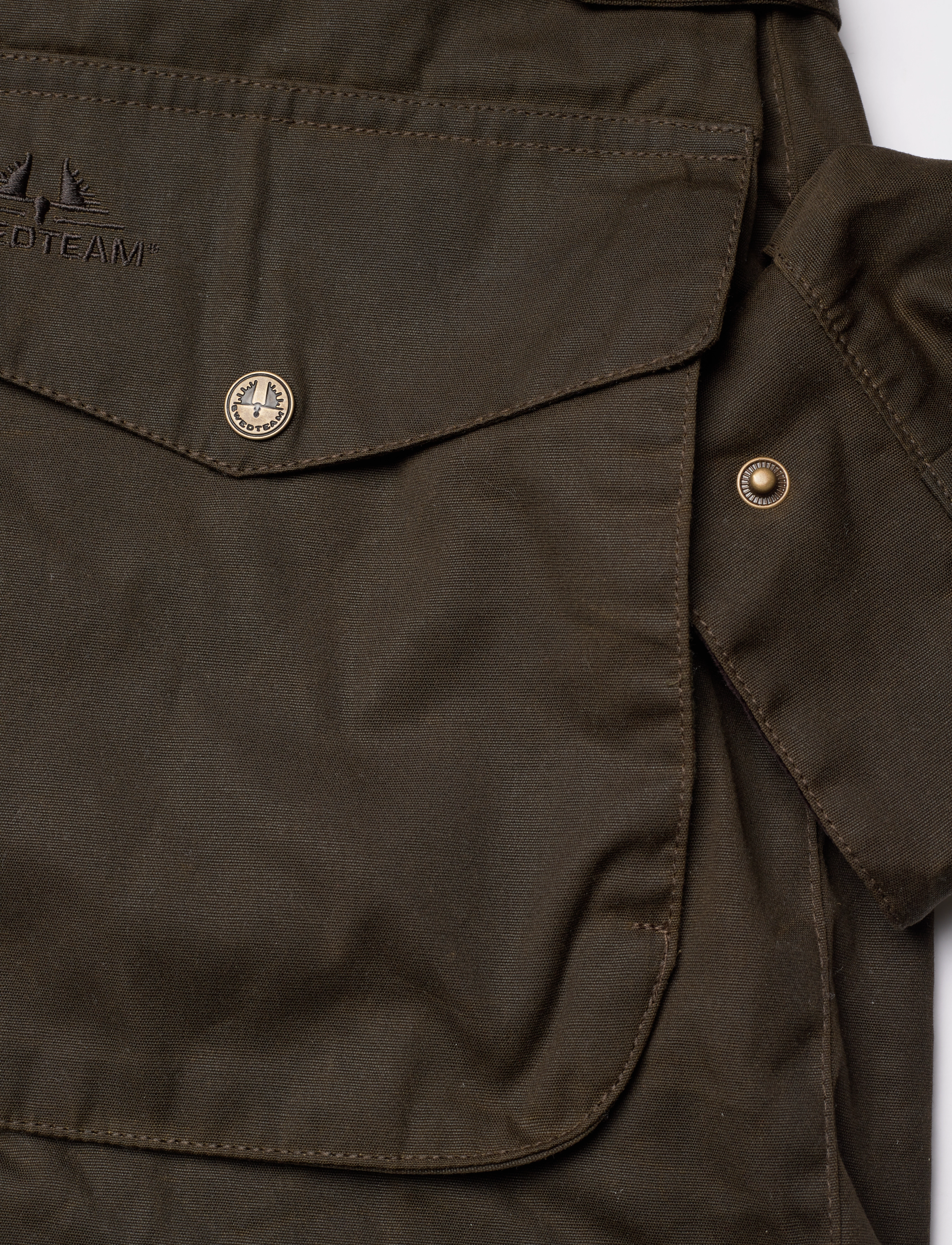 Swedteam - 1919 Waxed Hunting Jacket - utejakker - hunting green - 3