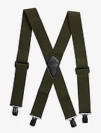 Clip Suspenders - HUNTING GREEN