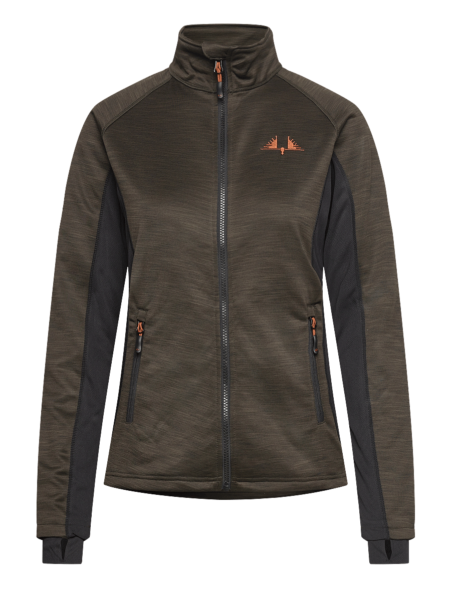 Swedteam - Ultra Women Sweater Full-zip - overdeler - hunting green - 0