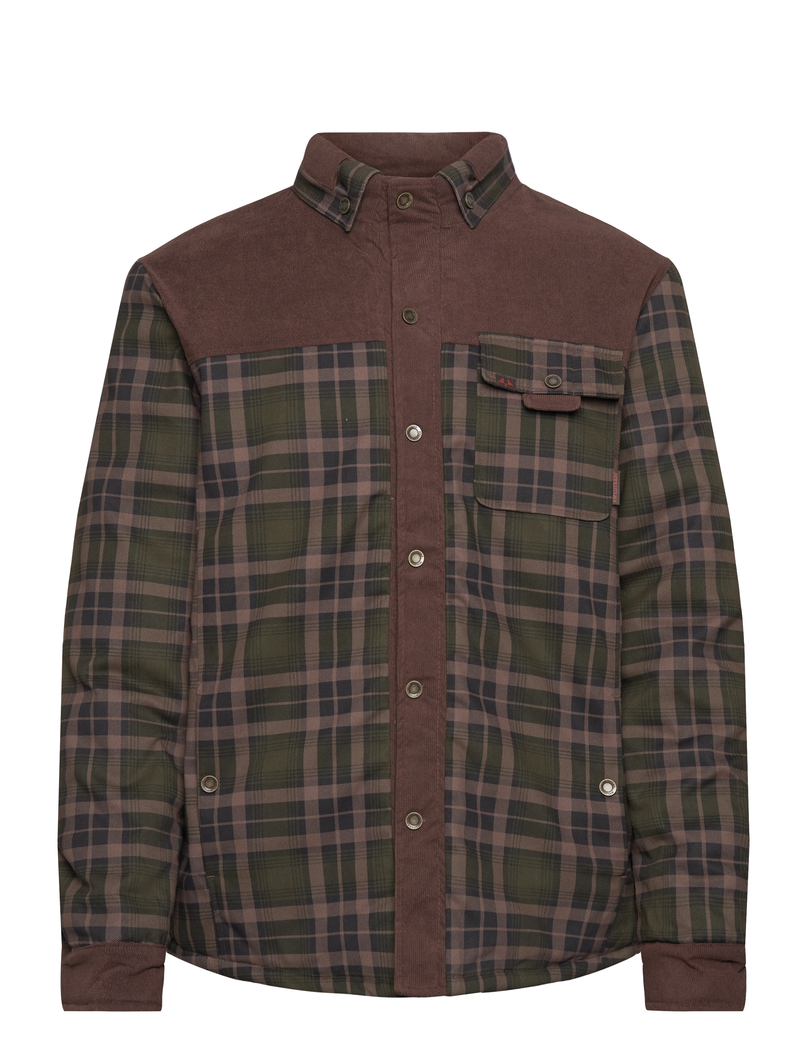 SWEDTEAM Crest Pile Shirt Braun - S - Herren