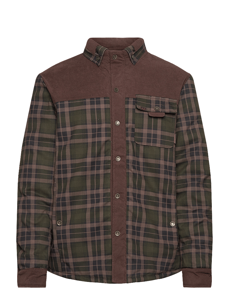 Swedteam - Crest Pile Shirt - tops & t-shirts - swedteam brown - 0
