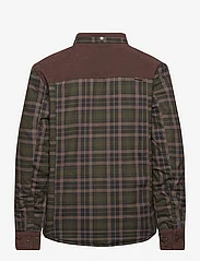 Swedteam - Crest Pile Shirt - rutiga skjortor - swedteam brown - 1
