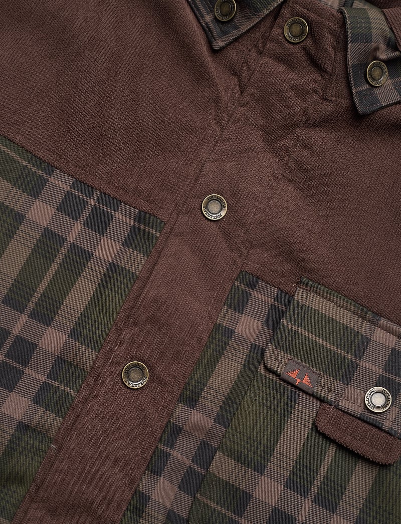 Swedteam - Crest Pile Shirt - tops & t-shirts - swedteam brown - 2