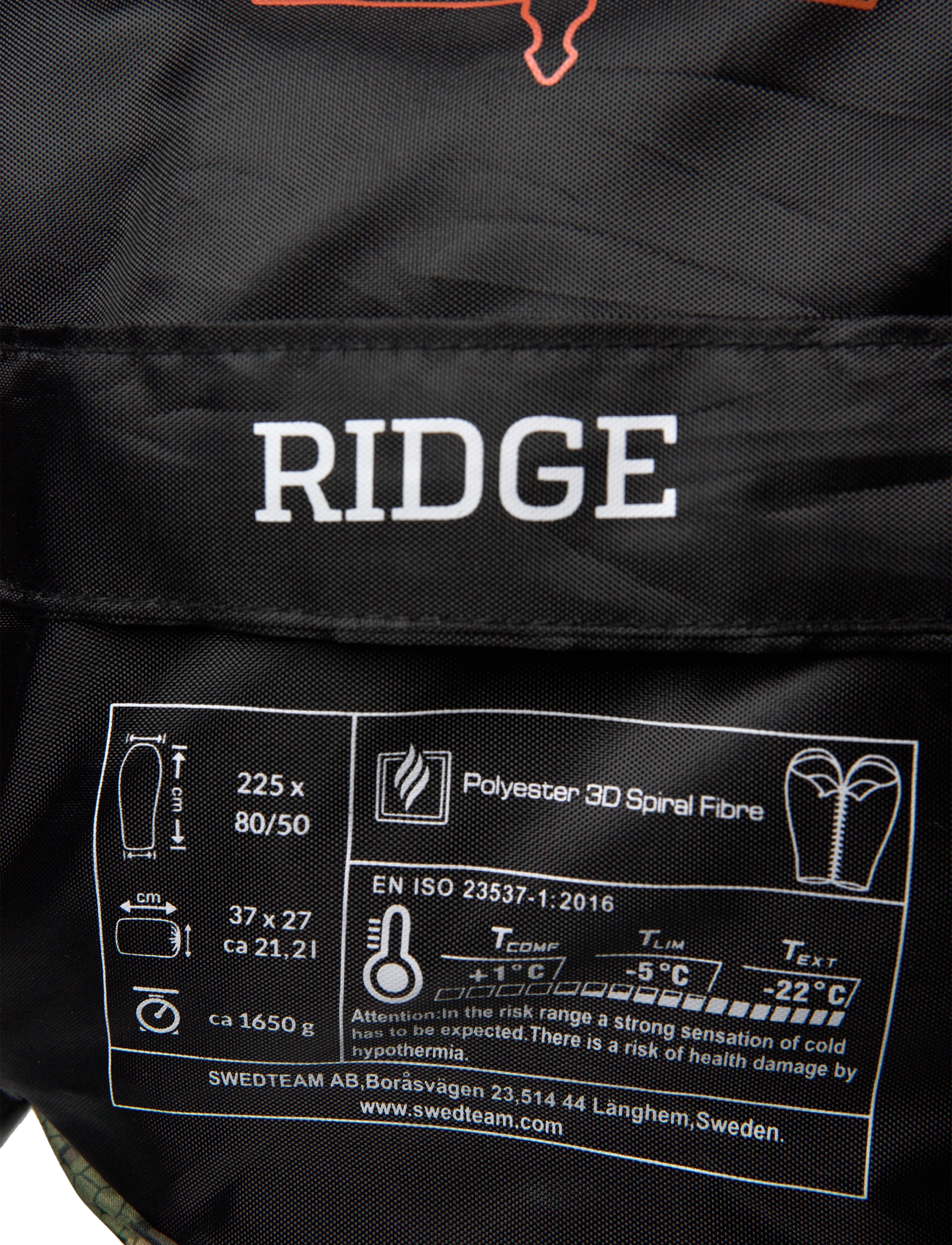Swedteam - Ridge Sleeping bag - utstyr til fjelltur - desolve® veil - 3
