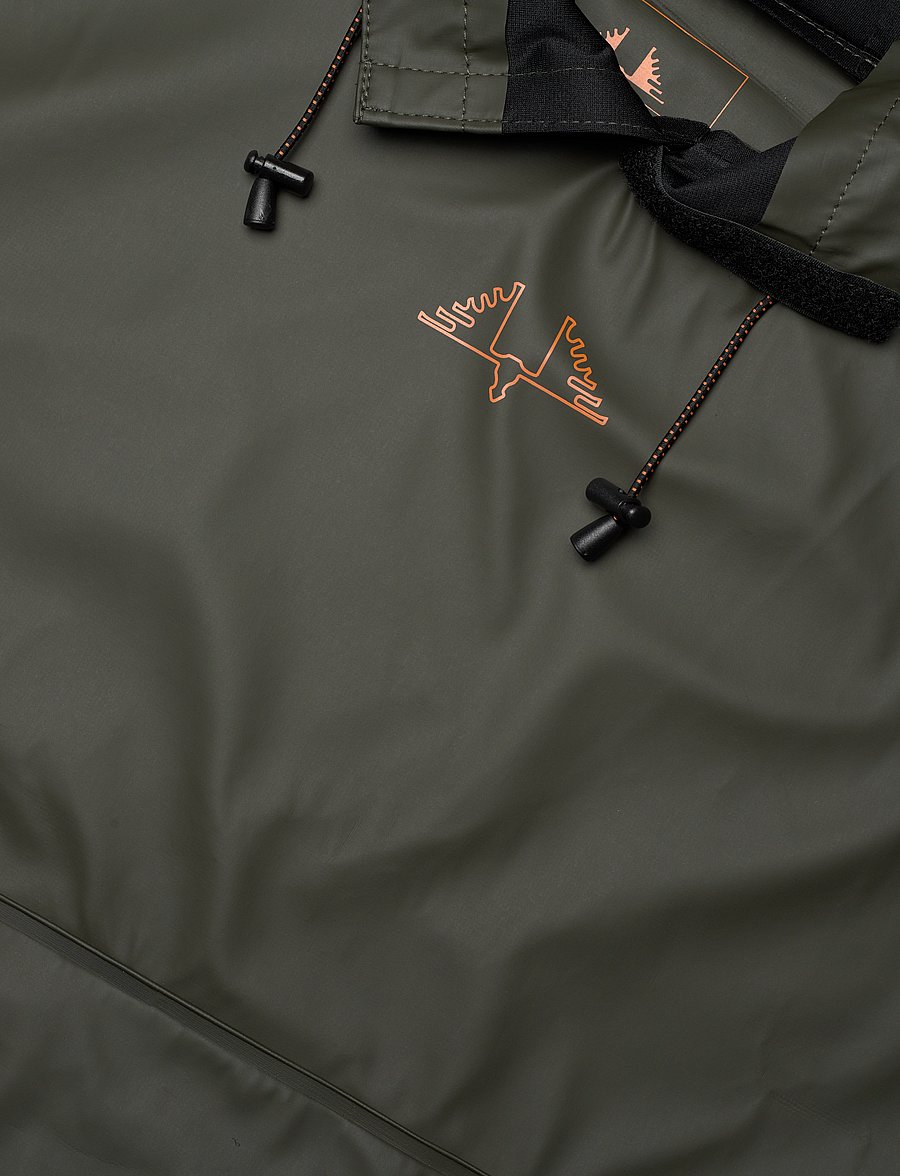 Swedteam - Crest Poncho Rain Gear - virsdrēbes - swedteam green - 4