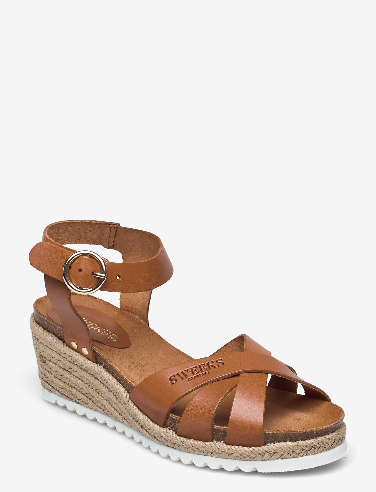 SWEEKS - Selma - espadrilles mit absatz - cognac - 0
