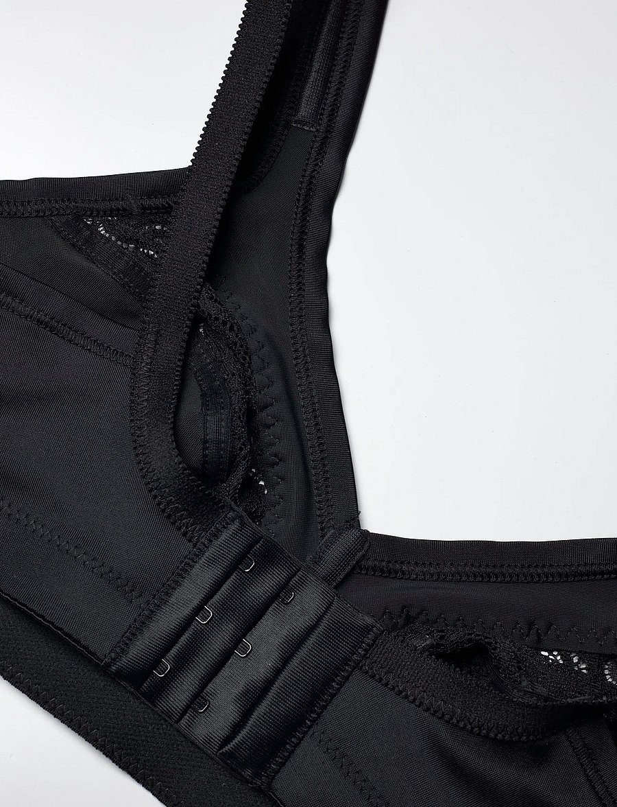 Swegmark - PURE GRACE SOFT BRA - bügellose bhs - black - 3